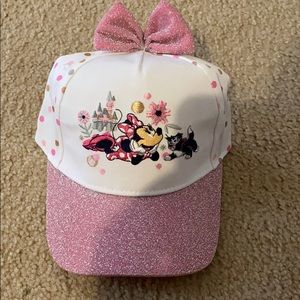 Youth size Minnie baseball hat.